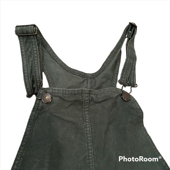 American Eagle Overall Skirt Corduroy with raw hem. - Picture 3 of 8